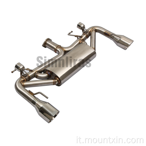 Sistema di scarico personalizzato per Chevrolet Camaro 2017 scarico